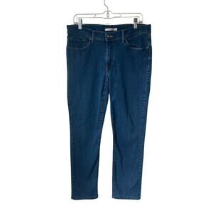 Levi's Dark Wash Classic Straight Jeans - Size 12